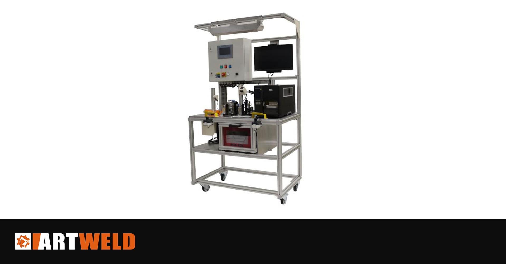 ARA head banners92, Jednoúčelový stroj na kontrolu a lepení