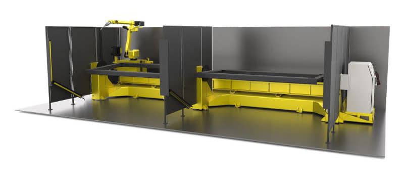 Rozšířené svařovací robotické pracoviště