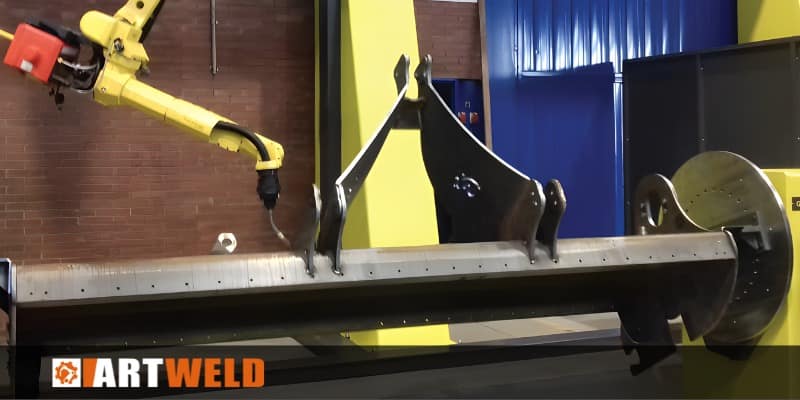 Svařování součástí zemědělských strojů