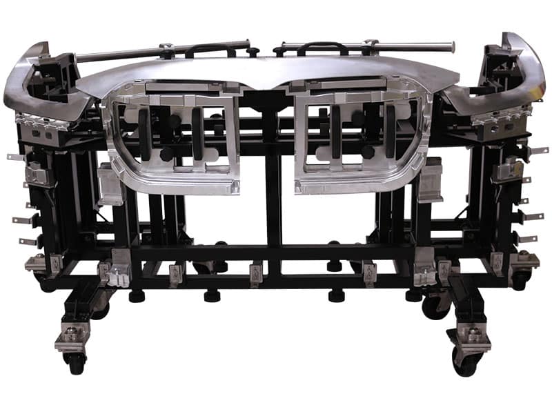 Testovací přípravek do klimatické komory, přední pohled